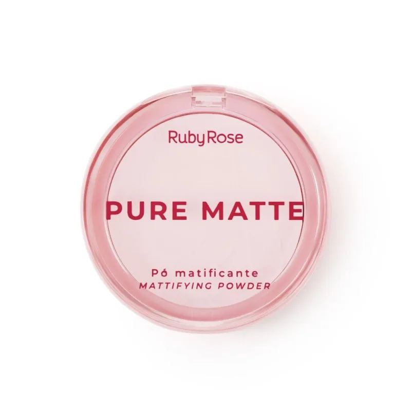 Pó Facial Matificante Pure Matte Ruby Rose 6,5g - RUBY ROSE