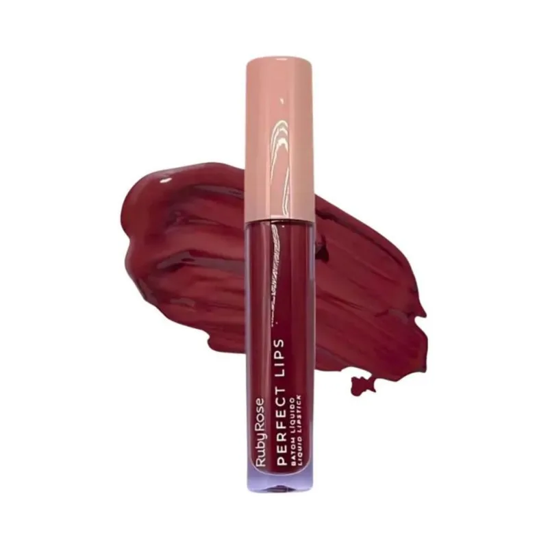 Batom Líquido Ruby Rose Perfect Lips Fearless Ref: HBL6200-1