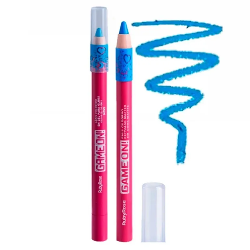 Lápis Colorido Em Gel Para Olhos Ruby Rose Game On Move (MP)