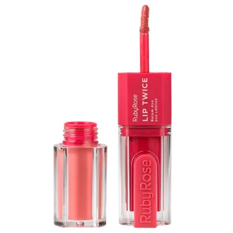 Batom Duo Ruby Rose Lip Twice LT50 (MP)