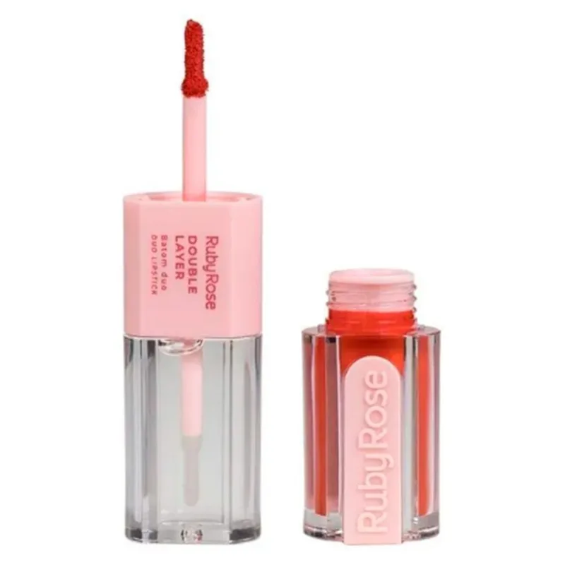Batom Duo Ruby Rose Double Layer DL20 (MP)