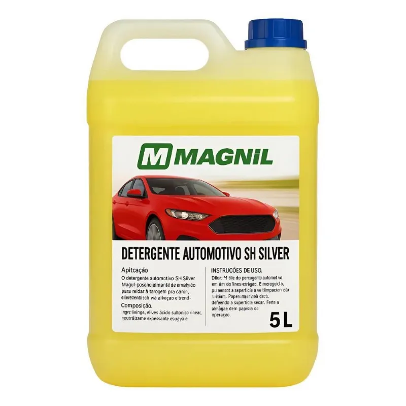Shampoo Automotivo Cremoso Concentrado Limpeza Profunda 5 Li