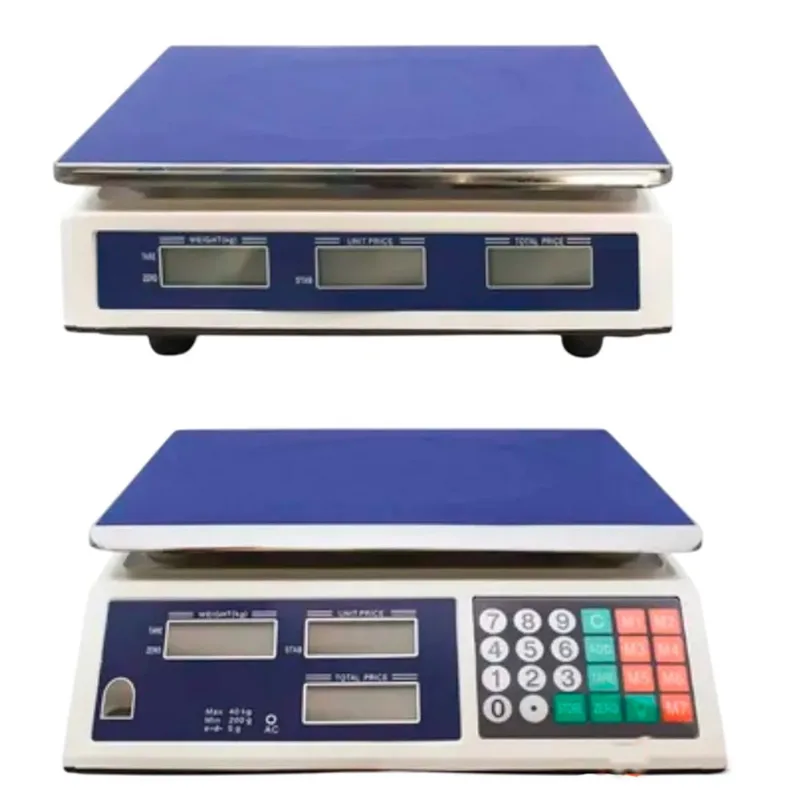 Balança Eletrônica Comercial 40kg Com Visor Duplo 110v