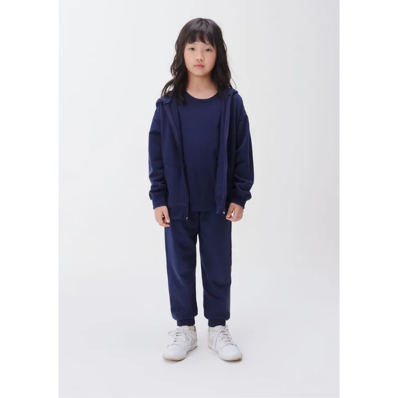 Calça de Moletom Básica Infantil Unissex Jogger - Azul 010