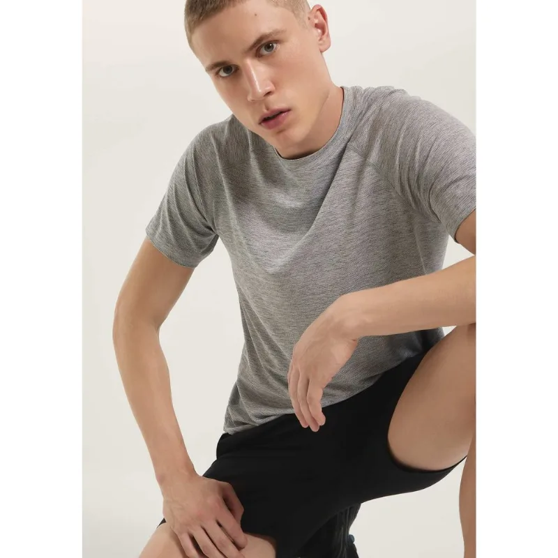 Camiseta Esportiva Masculina Moove Secagem Rápida - Cinza XG