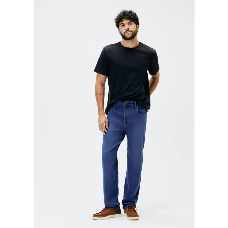 Calça Jeans Masculina Reta Soft Touch - Azul 042