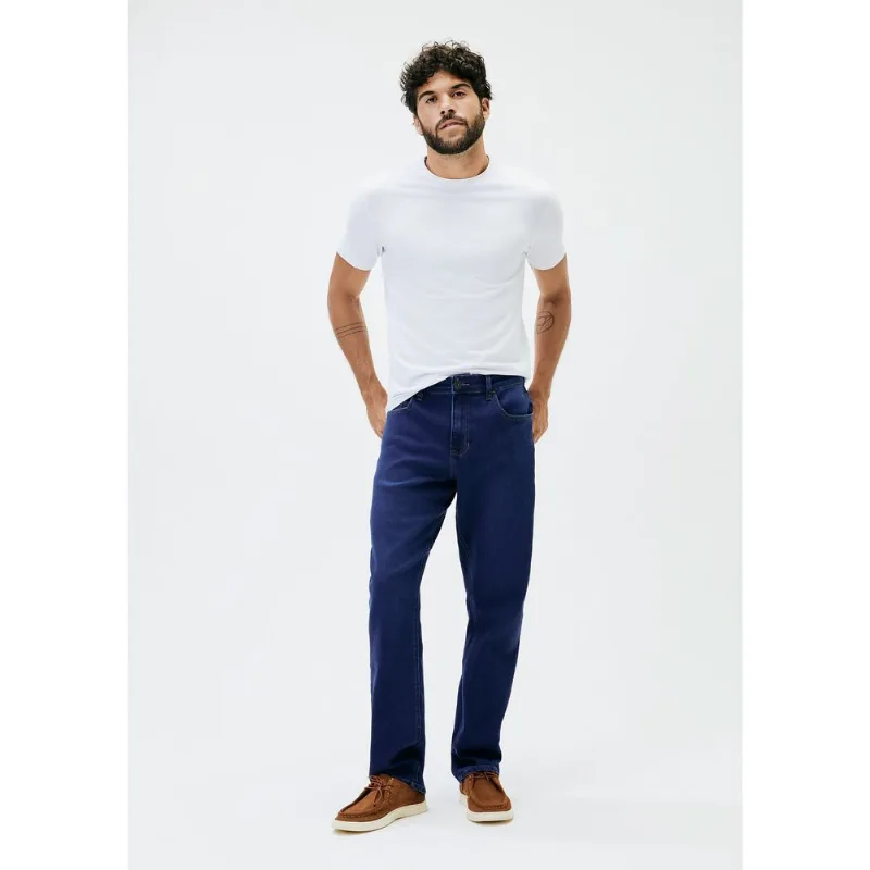 Calça Jeans Masculina Reta Soft Touch - Azul 048