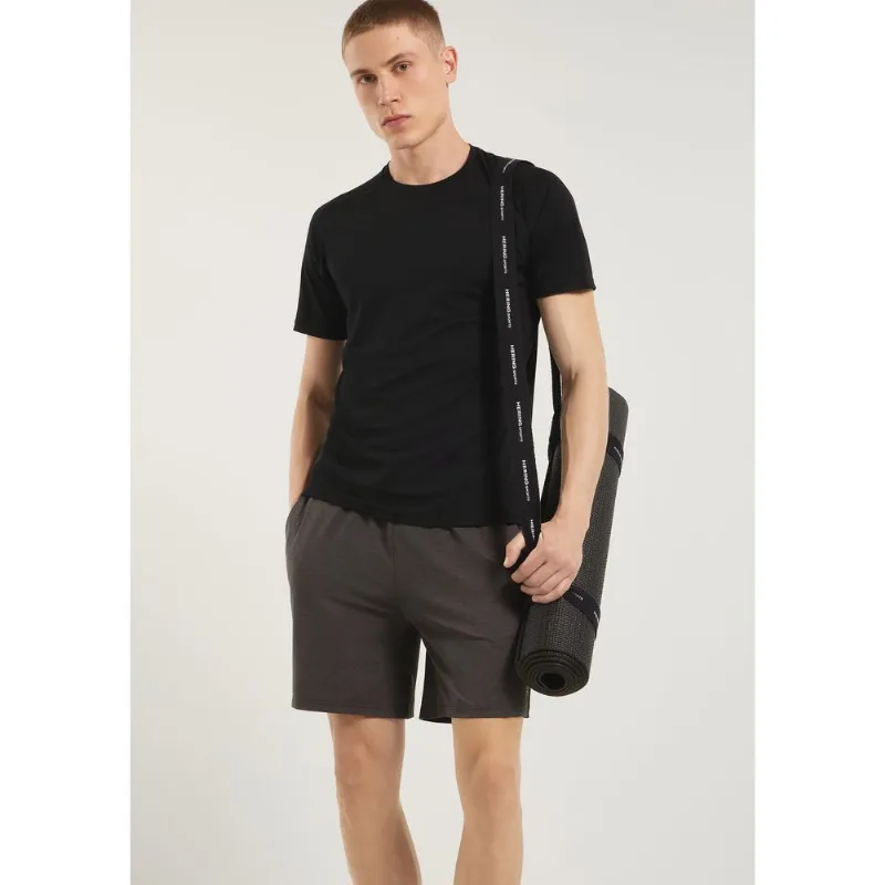 Camiseta Esportiva Masculina Manga Curta Raglan - Preto G