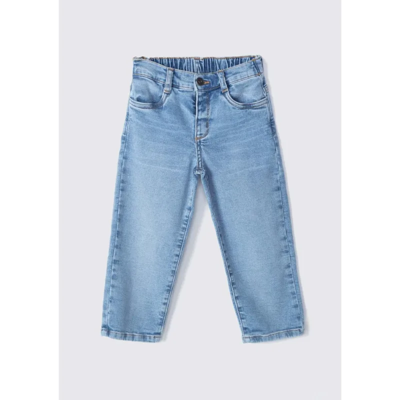 Calça Jeans Infantil Menino Toddler Reta - Azul 001