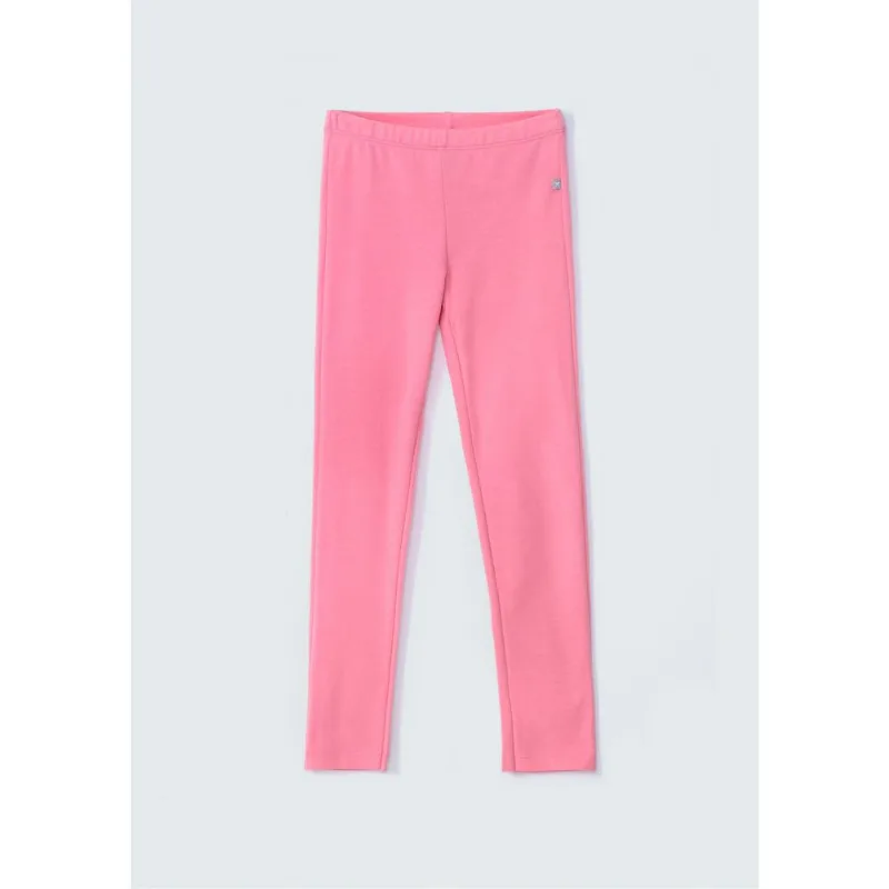 Calça Legging Básica Infantil Menina Tradicional - Rosa 014
