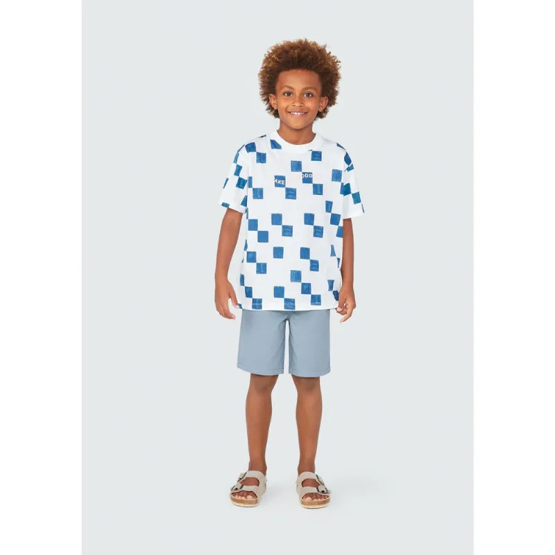 Bermuda Infantil Menino Em Sarja - Cinza 010
