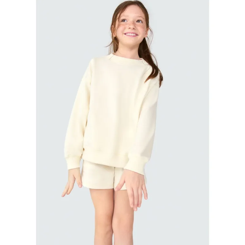 Blusão Infantil Menina Em Moletinho - Amarelo 014