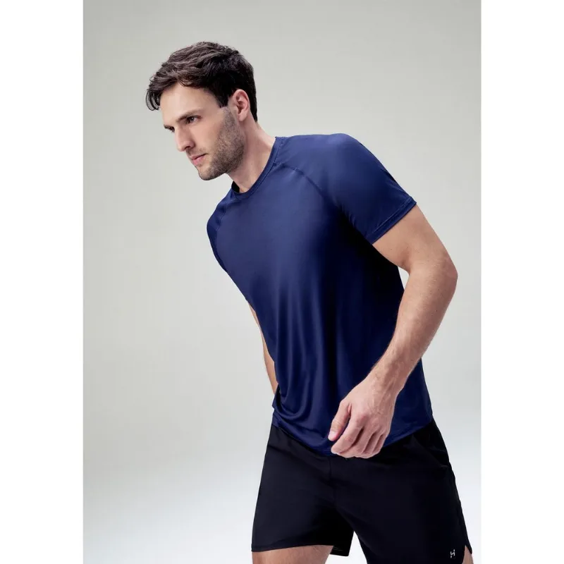 Camiseta Esportiva Masculina Easy Care - Azul G
