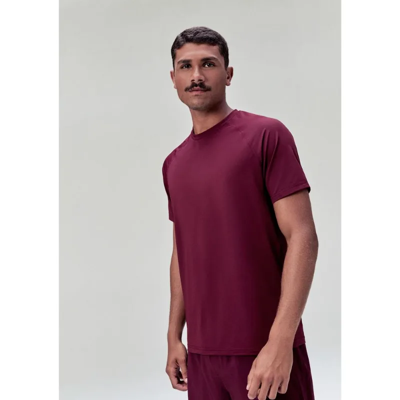 Camiseta Esportiva Masculina Easy Care - Vinho M