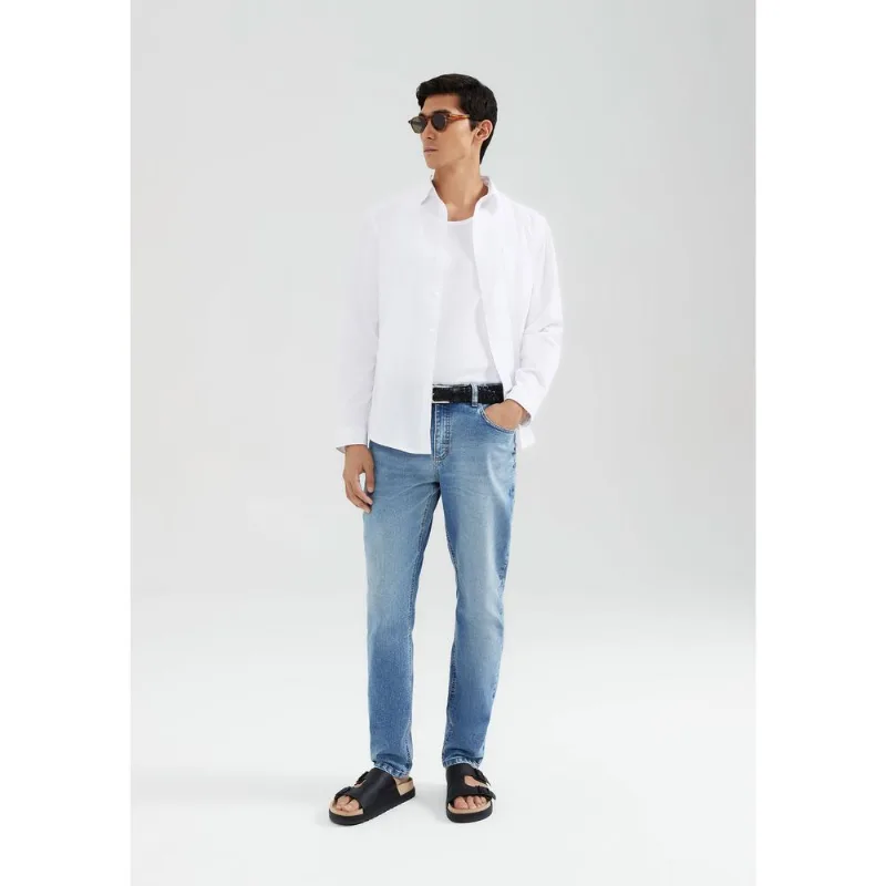 Calça Jeans Masculina Slim - Azul 036