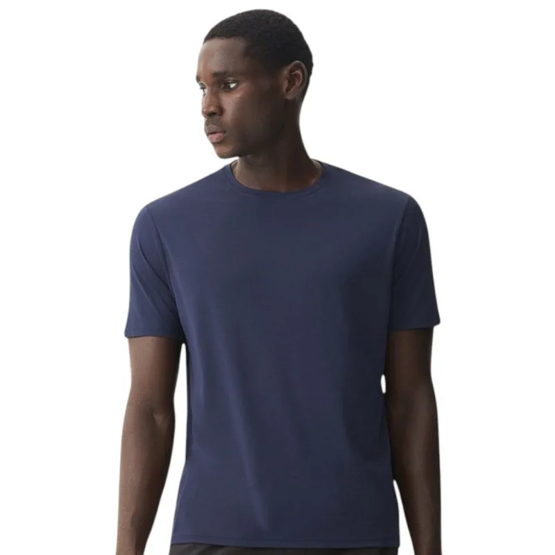 Camiseta Básica De Treino Masculina M Hering Sports Pace Easy Care Azul Escuro (MP)