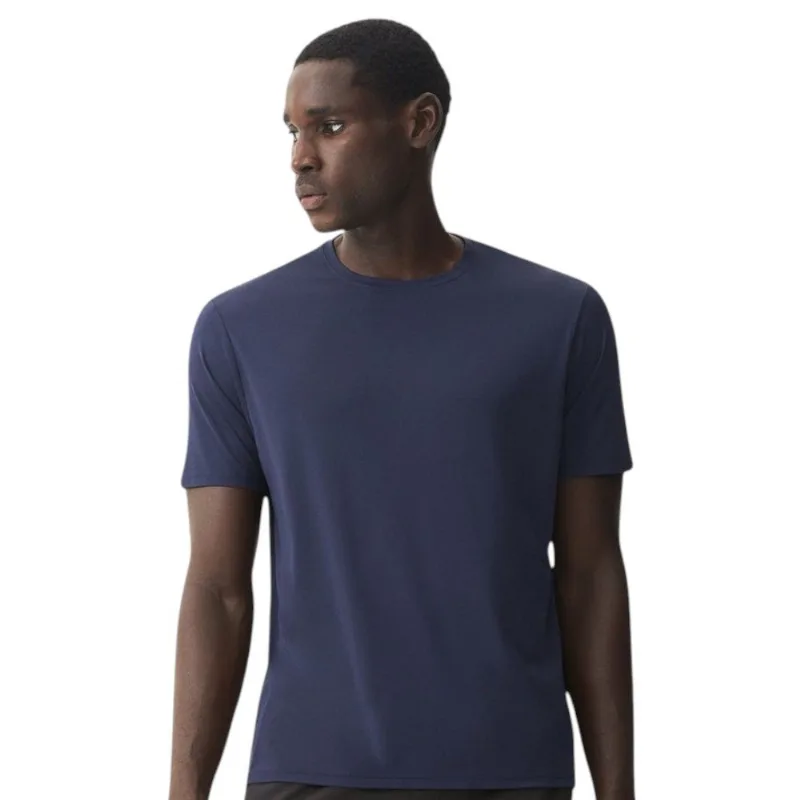 Camiseta Básica De Treino Masculina G Hering Sports Pace Easy Care Azul Escuro (MP)