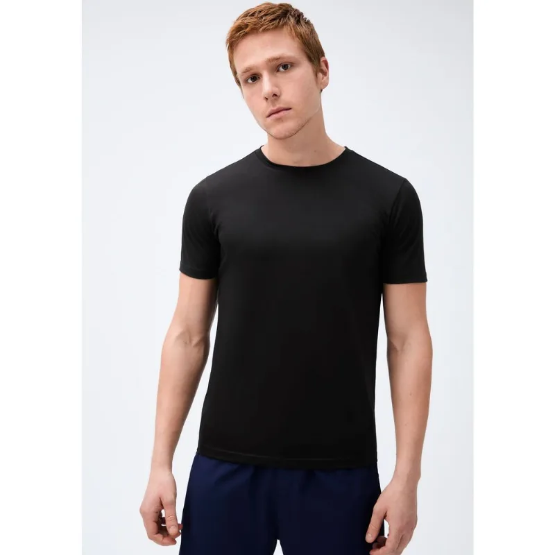 Camiseta Esportiva Básica Masculina Ultra - Preto G
