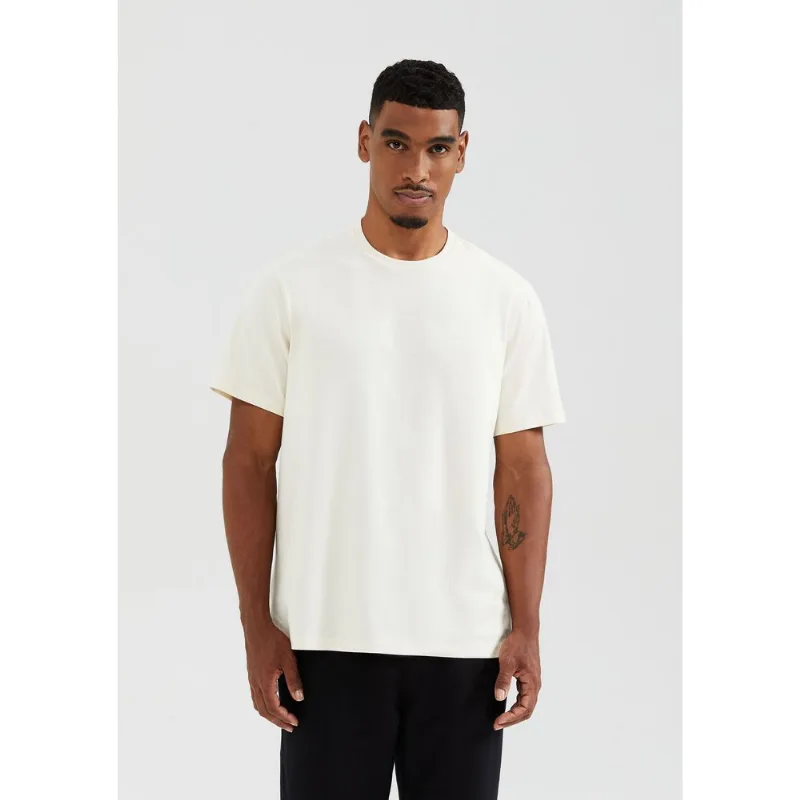 Camiseta Básica Masculina Comfort Super Cotton - Creme M