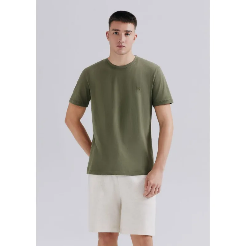 Camiseta Básica Masculina World Com Bordado - Verde G