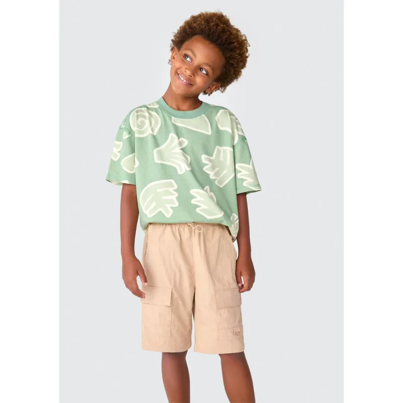 Bermuda Infantil Menino Comfort - Marrom 006