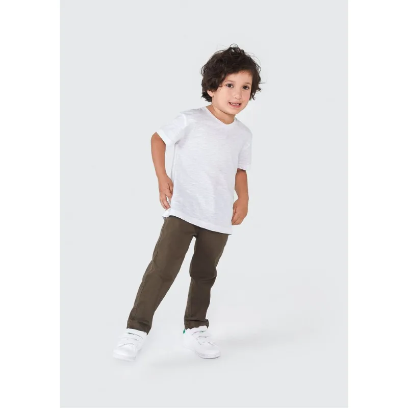 Calça Infantil Menino Toddler Chino - Verde 004