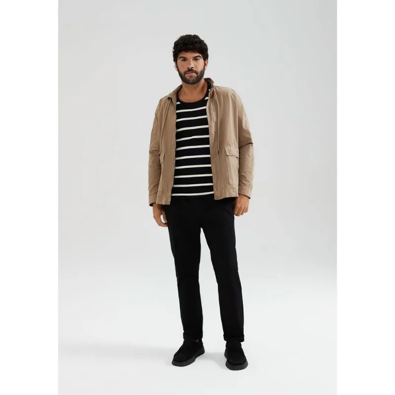 Calça Masculina Chino Em Sarja - Preto 050