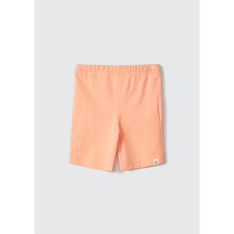 Bermuda Ciclista Infantil Menina Toddler - Laranja 002