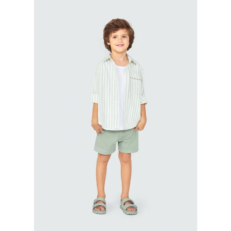 Camisa Infantil Menino Toddler Listrada - Verde 003