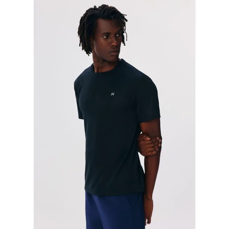 Camiseta Esportiva Masculina Manga Curta Com Refletivo Easy Care - Preto G