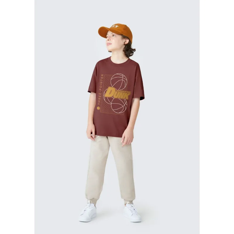 Camiseta Infantil Menino Manga Curta Com Estampa Localizada - Off white 010