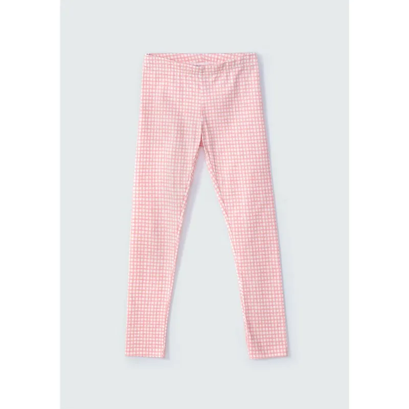 Calça Legging Infantil Menina Estampada Hering Kids - Rosa 014