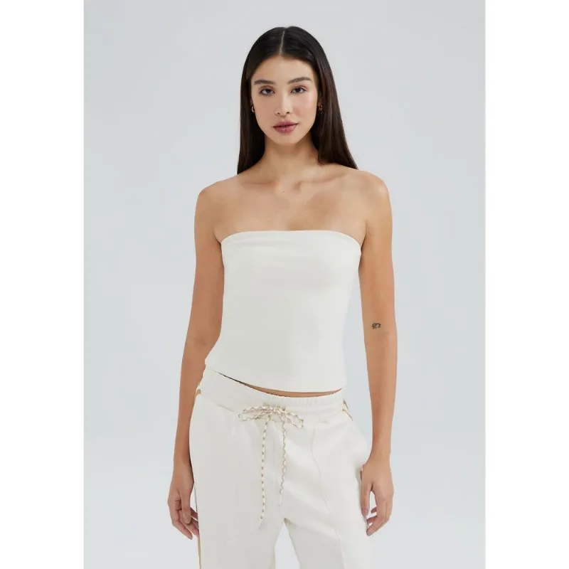 Blusa Feminina Sem Alças - Creme XP
