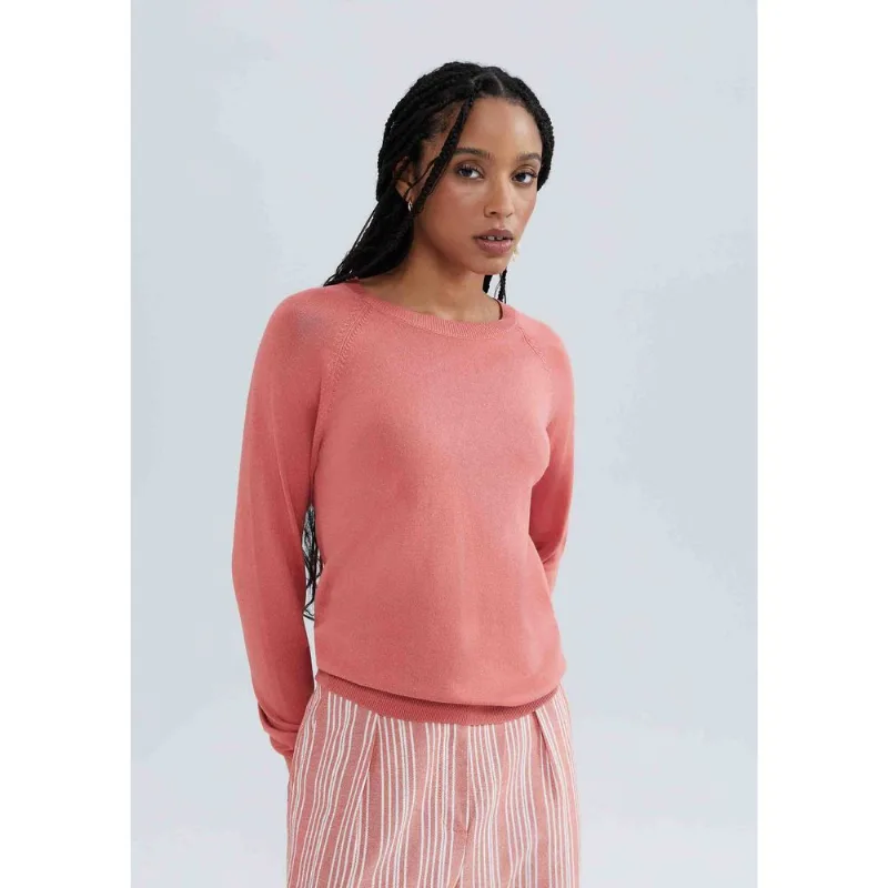 Blusão Feminino Em Tricô De Poliamida - Rosa XG