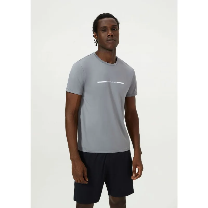 Camiseta Esportiva Masculina Com Proteção UV 50+ - Cinza G
