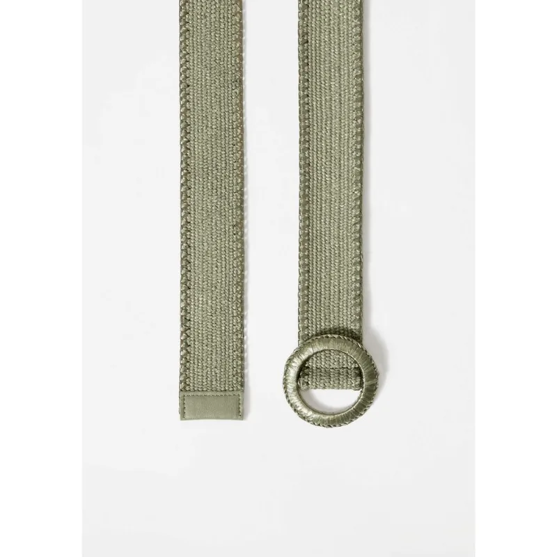 Cinto Feminino De Palha - Caqui M