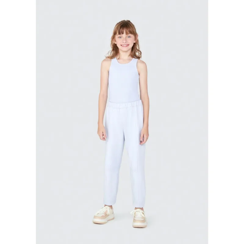 Calça Infantil Menina Em Moletinho - Azul 010