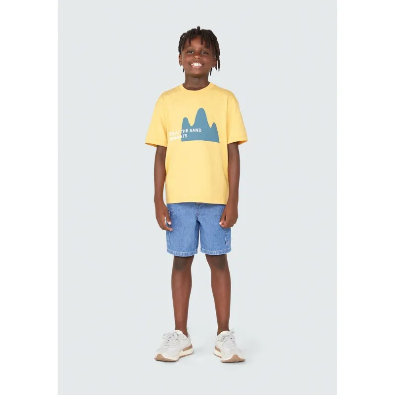 Bermuda Jeans Infantil Menino Cargo - Azul 010