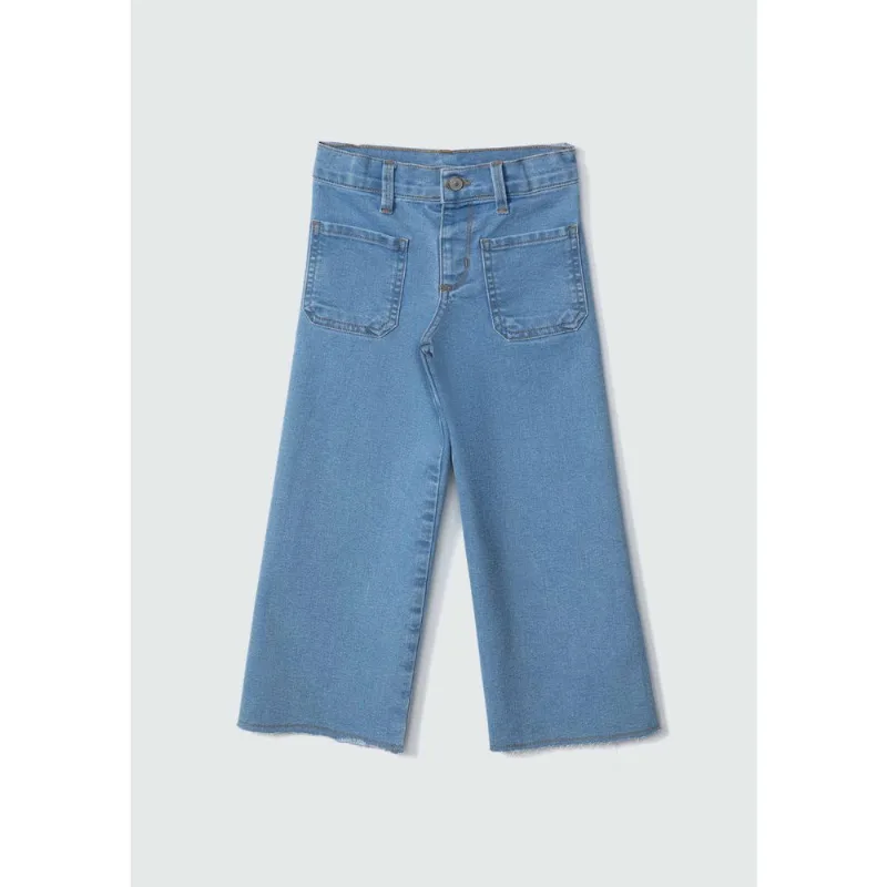 Calça Jeans Infantil Menina Toddler - Azul 002