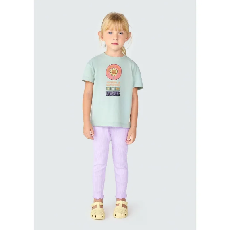 Conjunto Infantil Menina Toddler Com Legging - Verde 002