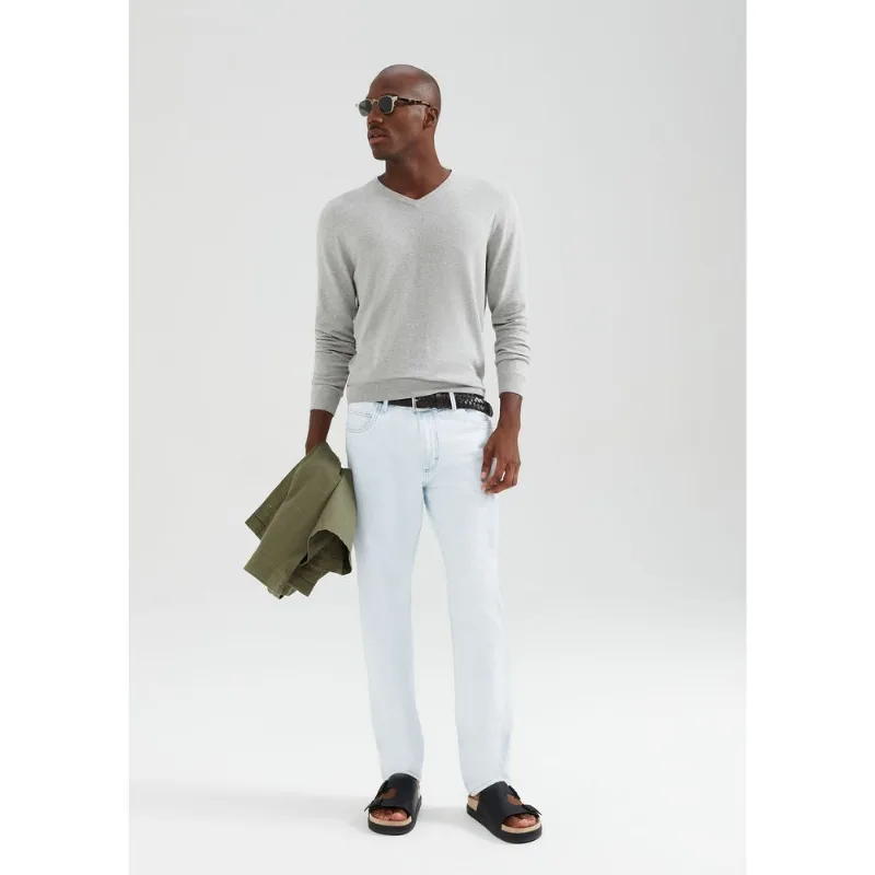 Calça Jeans Masculina Reta - Cinza 044