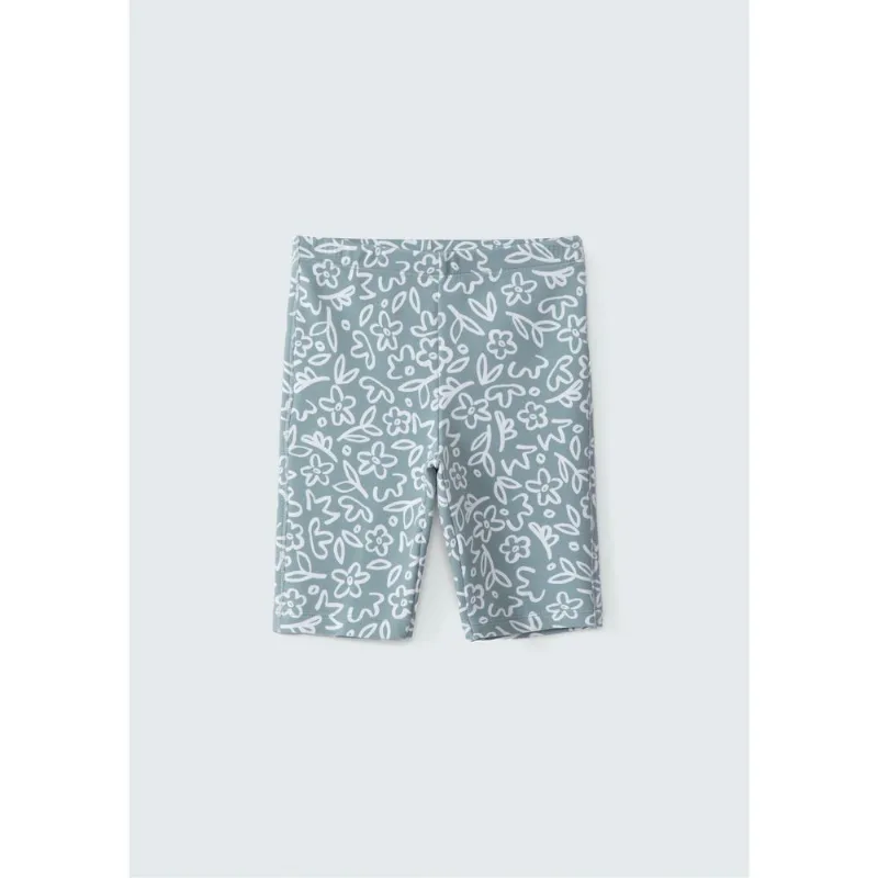Bermuda Infantil Menina Estampada - Off white 010
