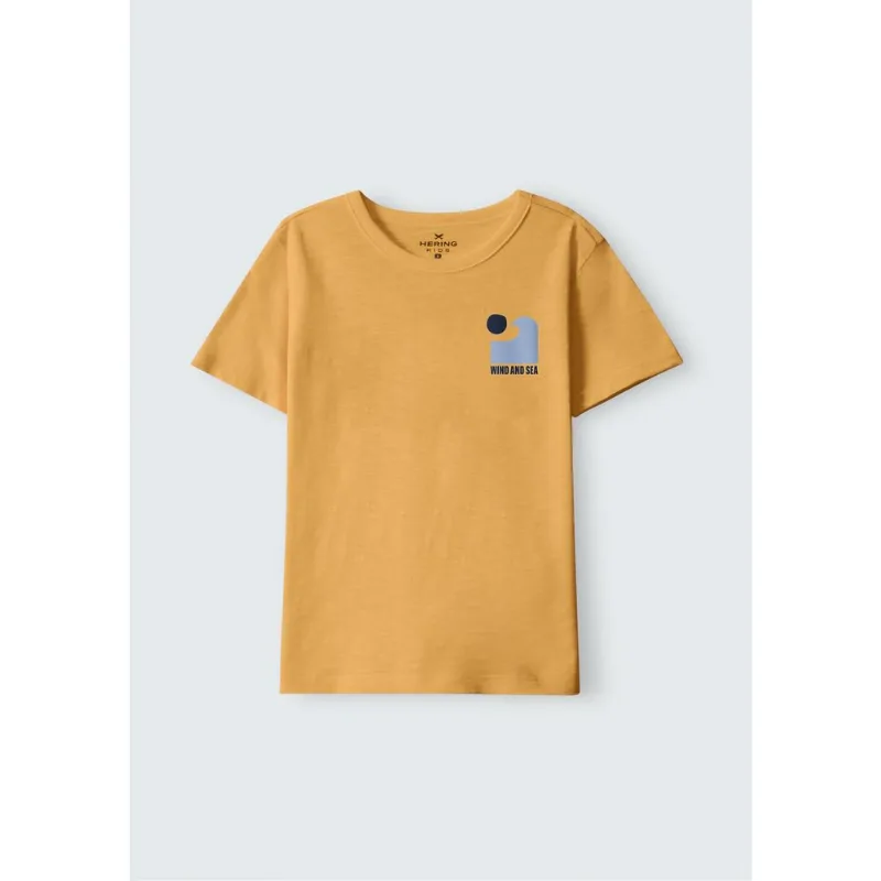 Camiseta Infantil Menino Estampada Flamê - Amarelo 012