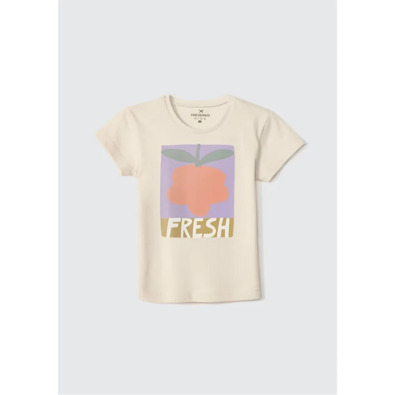 Blusa Infantil Menina Toddler Com Estampa - Amarelo 003