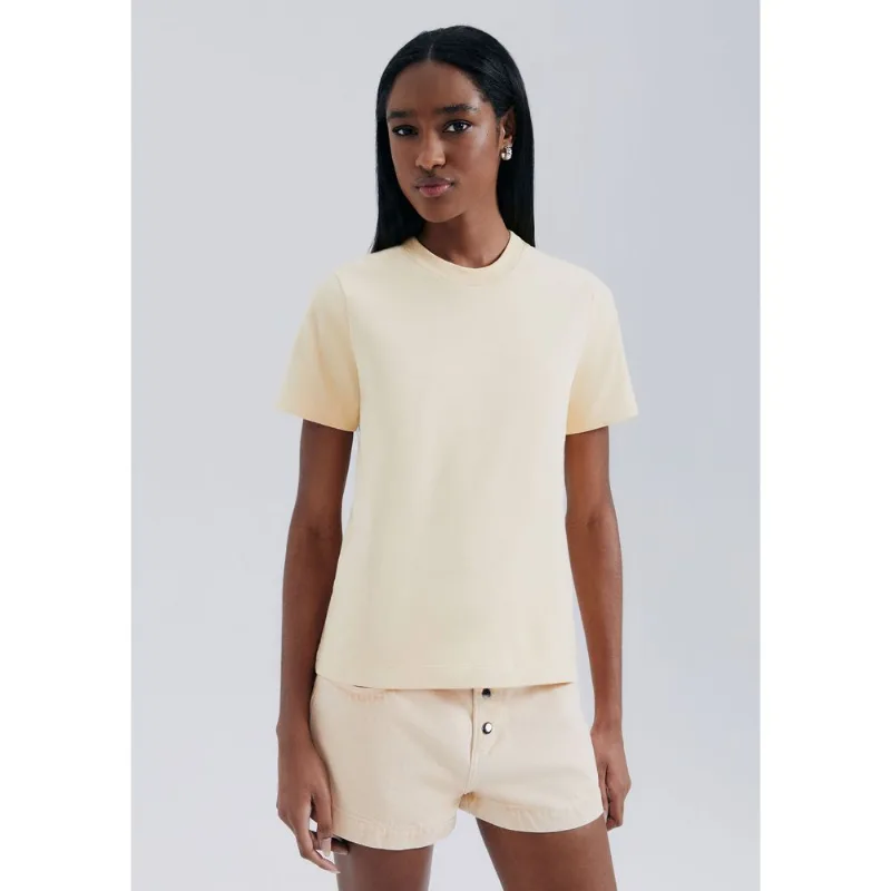 Camiseta Feminina Manga Curta Super Cotton - Amarelo M