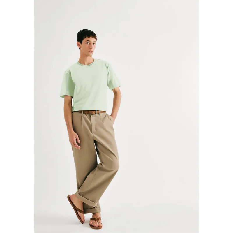 Camiseta Básica Masculina Comfort Super Cotton - Verde G