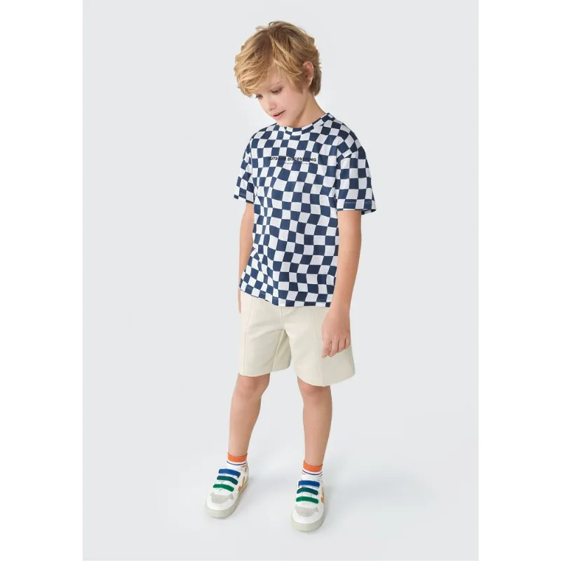 Camiseta Infantil Menino Estampada - Azul 014