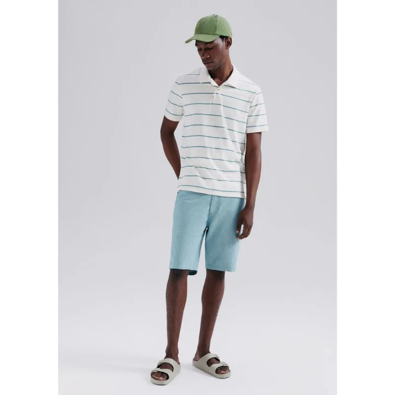 Bermuda Masculina Chino Fio Tinto - Verde 052