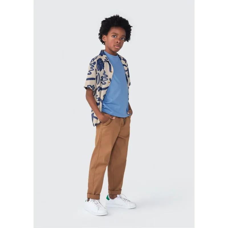 Camisa Infantil Menino Comfort Estampada - Azul 010