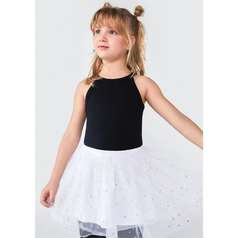 Body Básico Infantil Menina - Preto 004
